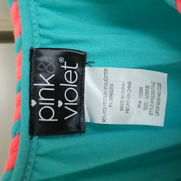 PINK & VIOLET GIRLS SUMMER DRESS. SIZE L (10/12) - Picture 3 of 4